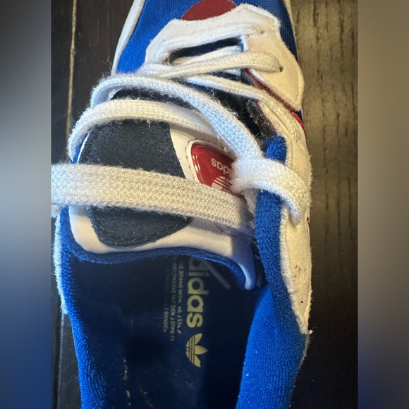 adidas Originals Grey & Blue Yung 96 Sneakers - Picture 7 of 9